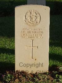 Salonika (Lembet Road) Military Cemetery - Richardson, A E